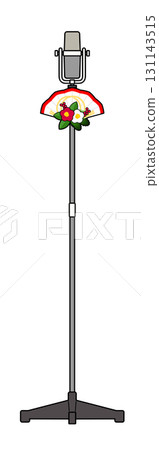 山茶花新年裝飾38麥克風 山茶花新年裝飾38麥克風 131143515