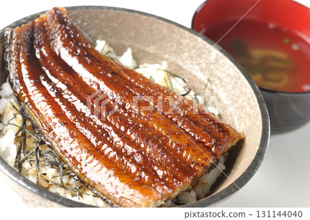 Eel rice bowl and soup set Eel rice bowl and soup set 131144040