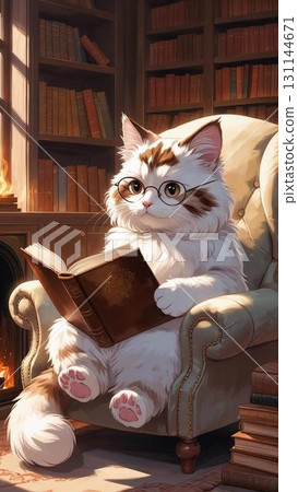 Cat - Healing & Cute Illustration 131144671