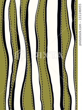 Abstract khaki black and white wavy stripe vector Abstract khaki black and white wavy stripe vector 131146455