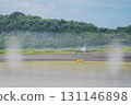 An airplane running on the runway at Mt. Fuji Shizuoka Airport in Makinohara City (Shizuoka Prefecture) 131146898