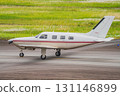 An airplane running on the runway at Mt. Fuji Shizuoka Airport in Makinohara City (Shizuoka Prefecture) 131146899