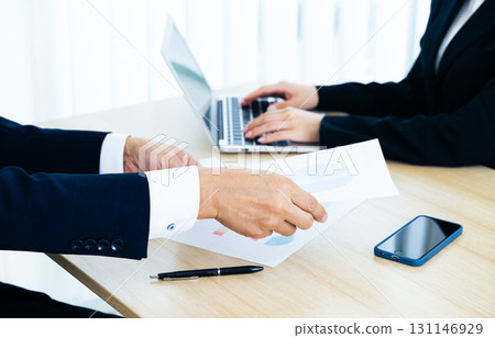 Two businessmen having a meeting Two businessmen having a meeting 131146929