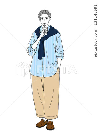 Shirt and loafers 131146991