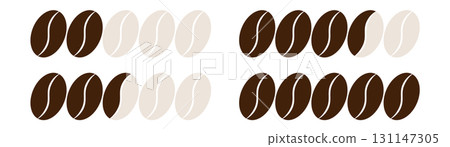 Espresso coffee beans frying roast degree meter infographic brown background vector icon illustration with intensity scale aroma energy arabica flavor powder medium coarse fine grind strength cafe Espresso coffee beans frying roast degree meter infographic brown background vector icon illustration with intensity scale aroma energy arabica flavor powder medium coarse fine grind strength cafe 131147305