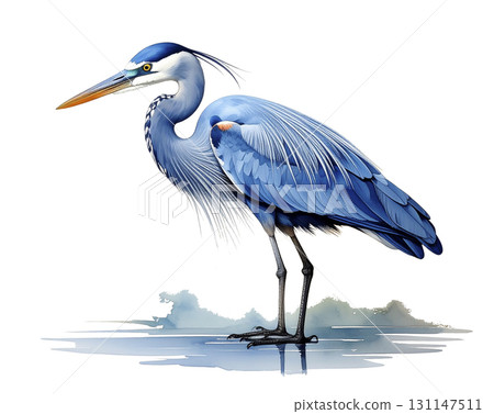 Grey Heron AI-generated image Grey Heron AI-generated image 131147511