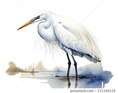 Egret AI-generated image Egret AI-generated image 131148119