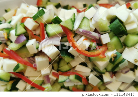 delicious vegetable salad from the egypt delicious vegetable salad from the egypt 131148415