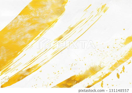 日式風格的抽象背景，帶有醒目的金色筆觸 131148557