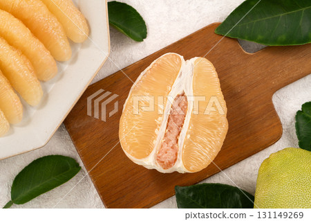 pomelo mid-autumn festival bundan background pomelo Moon Festival ユズ ゆず ぶんたん 15 nights 131149269