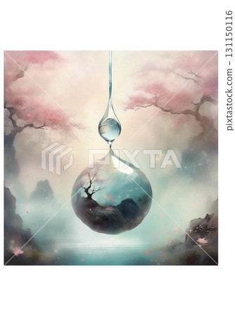 A world of unrivaled beauty. Fantasy landscape illustrations from another world. 131150116