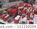 Exquisite German-made miniature fire engine and ambulance models 131150204