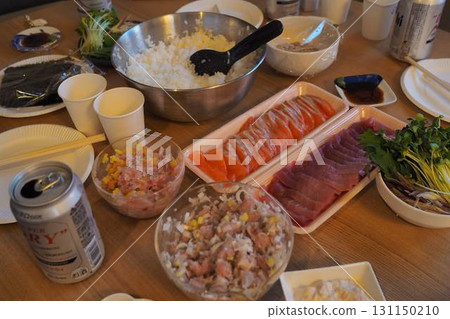 熱鬧的手捲壽司派對 131150210