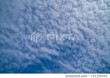 Sun Behind Altocumulus Clouds 131150343