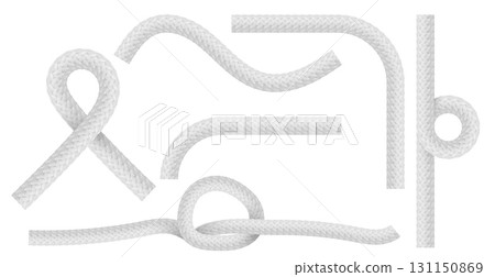 White rope collection with knot designs 131150869