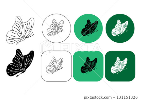 butterfly icon button, vector, sign, symbol, logo, illustration, editable stroke, flat design style isolated on white linear pictogram butterfly icon button, vector, sign, symbol, logo, illustration, editable stroke, flat design style isolated on white linear pictogram 131151326