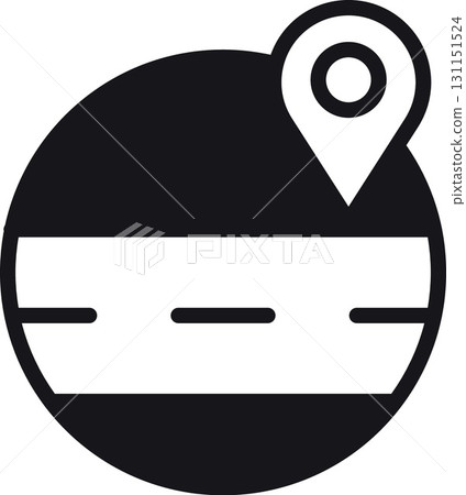 location, map, address icon Location pin inside a circular design, suggesting navigation or mapping. location, map, address icon Location pin inside a circular design, suggesting navigation or mapping. 131151524