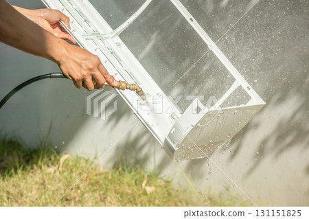 air conditioning cleaning service with water spray air conditioning cleaning service with water spray 131151825