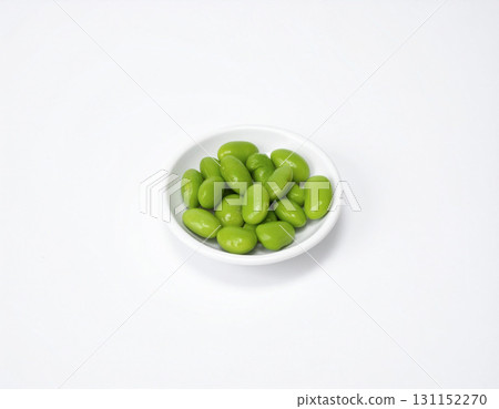 小碟中的毛豆圖片 131152270