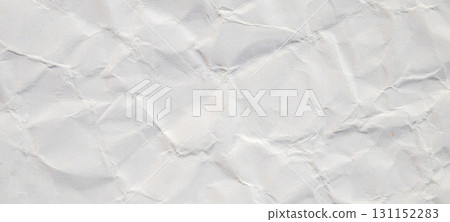Abstract white crumpled and creased recycle paper texture background Abstract white crumpled and creased recycle paper texture background 131152283