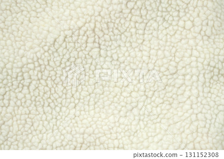 Wool plush fleece fur fabric texture background 131152308