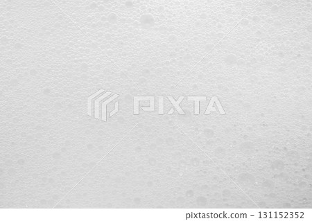 Abstract white soap foam bubbles texture background 131152352
