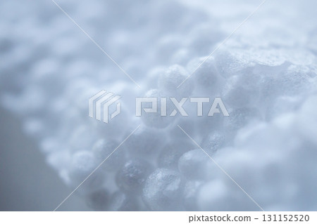 White polystyrene foam texture background 131152520