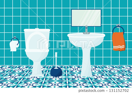 home interior. bathroom home interior. bathroom 131152702