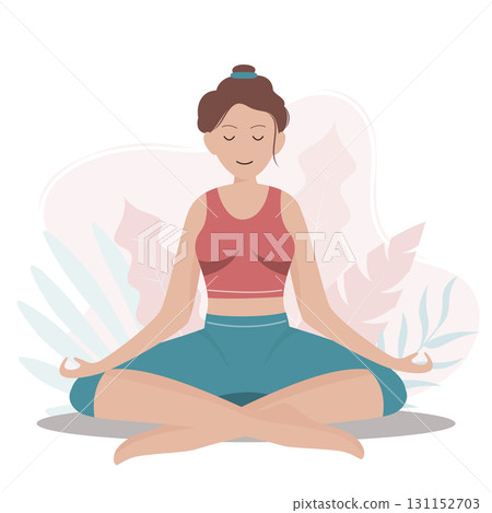 woman in yoga pose 131152703