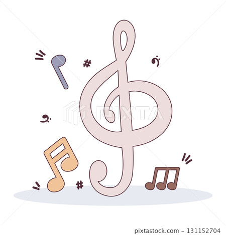 musical notes composition musical notes composition 131152704