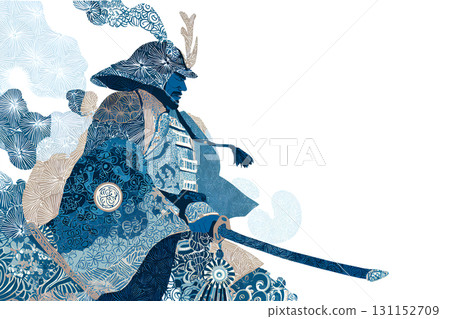 戰國時期馬匹和武士的紋理 - 2 131152709