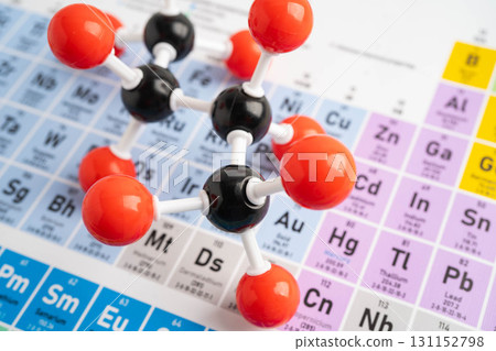 Molecules chemical on a periodic table background. Molecules chemical on a periodic table background. 131152798