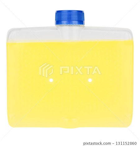 deep cleaning detergent for dishwasher on isolated white background 131152860