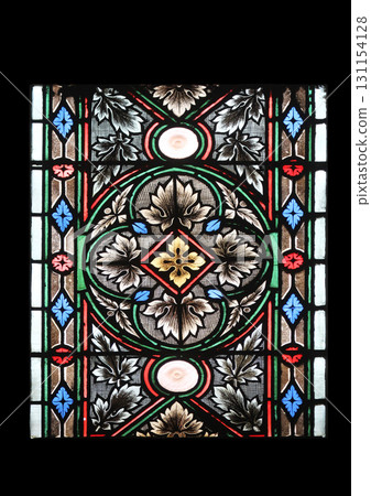 Stained glass in Zagreb cathedral dedicated to the Assumption of Mary Stained glass in Zagreb cathedral dedicated to the Assumption of Mary 131154128