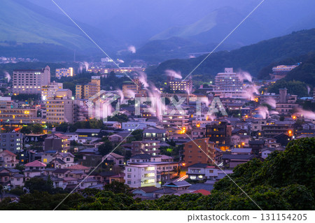 Steamy scenery - Beppu 131154205