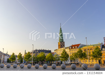 Copenhagen, Denmark - June 15,2022 : The Nikolaj Kunsthal contemporary art gallery in Copenhagen, Denmark on June 15, 2022. Copenhagen, Denmark - June 15,2022 : The Nikolaj Kunsthal contemporary art gallery in Copenhagen, Denmark on June 15, 2022. 131154604