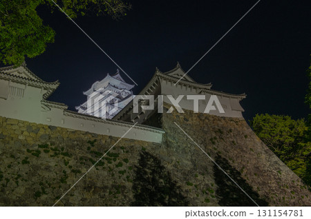 Himeji Castle at night - the fantastic scenery of this World Heritage Site Himeji Castle at night - the fantastic scenery of this World Heritage Site 131154781