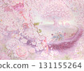 A river filled with cherry blossoms 131155264