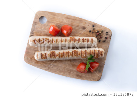 cherry tomato, grilled, sausage 131155972