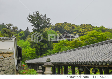 Hasedera Temple - Scenery of an ancient temple with rhododendrons in bloom Hasedera Temple - Scenery of an ancient temple with rhododendrons in bloom 131156090