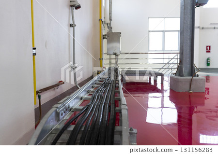 Electric power generator at a power plant 131156283