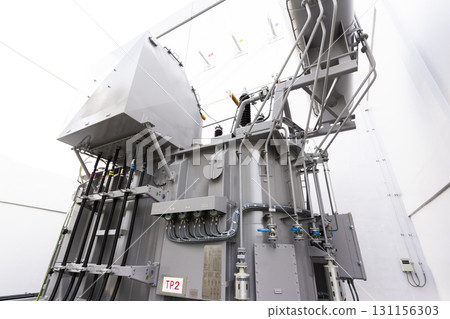 Electrical power station in power plant. 131156303