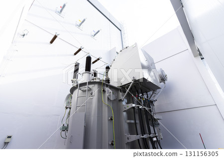 Electrical power station in power plant. Electrical power station in power plant. 131156305