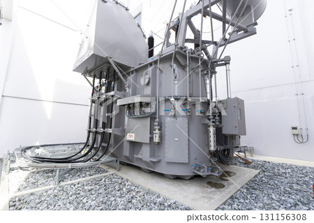 Electrical power station in power plant. 131156308