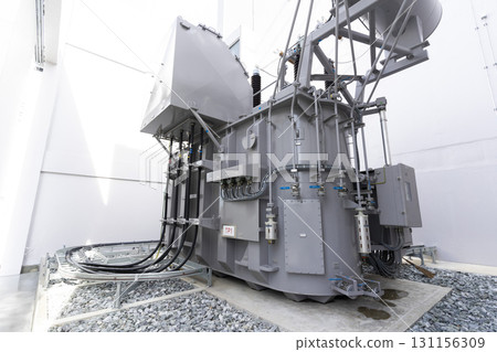 Electrical power station in power plant. 131156309