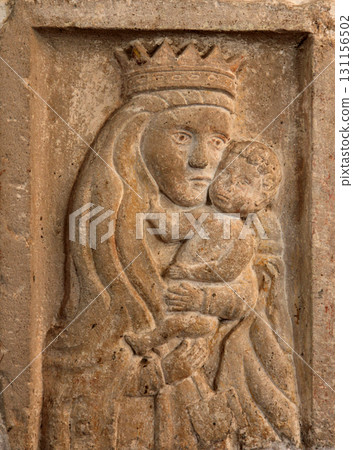 Madonna with Child Jesus, in Budva, Montenegro Madonna with Child Jesus, in Budva, Montenegro 131156502