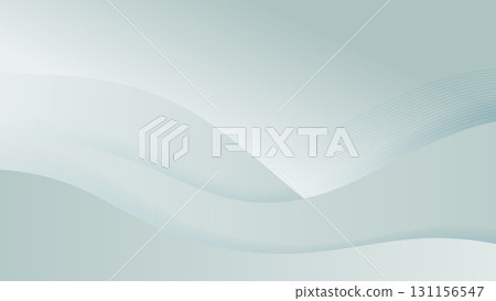 軟波浪圖案綠藍色背景 131156547