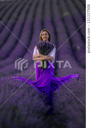 Lavender Fields Woman Purple Dress Bouquet: Provence Summer Photography Lavender Fields Woman Purple Dress Bouquet: Provence Summer Photography 131157006