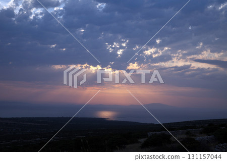 Sundown, Adriatic sea, Croatia 131157044
