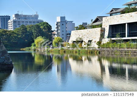 <Aichi Prefecture> Nagoya Castle Moat and Espacio Nagoya Castle <Aichi Prefecture> Nagoya Castle Moat and Espacio Nagoya Castle 131157549